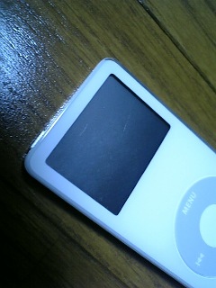 iPod　nano 液晶画面の傷2.jpg